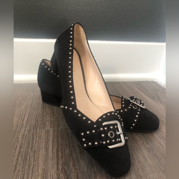 Brand New Prada Studded Loafers 38.5 - Picture 3 of 6